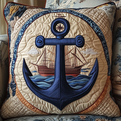 Anchor Life Quilted Pillow Case GFTONL3318