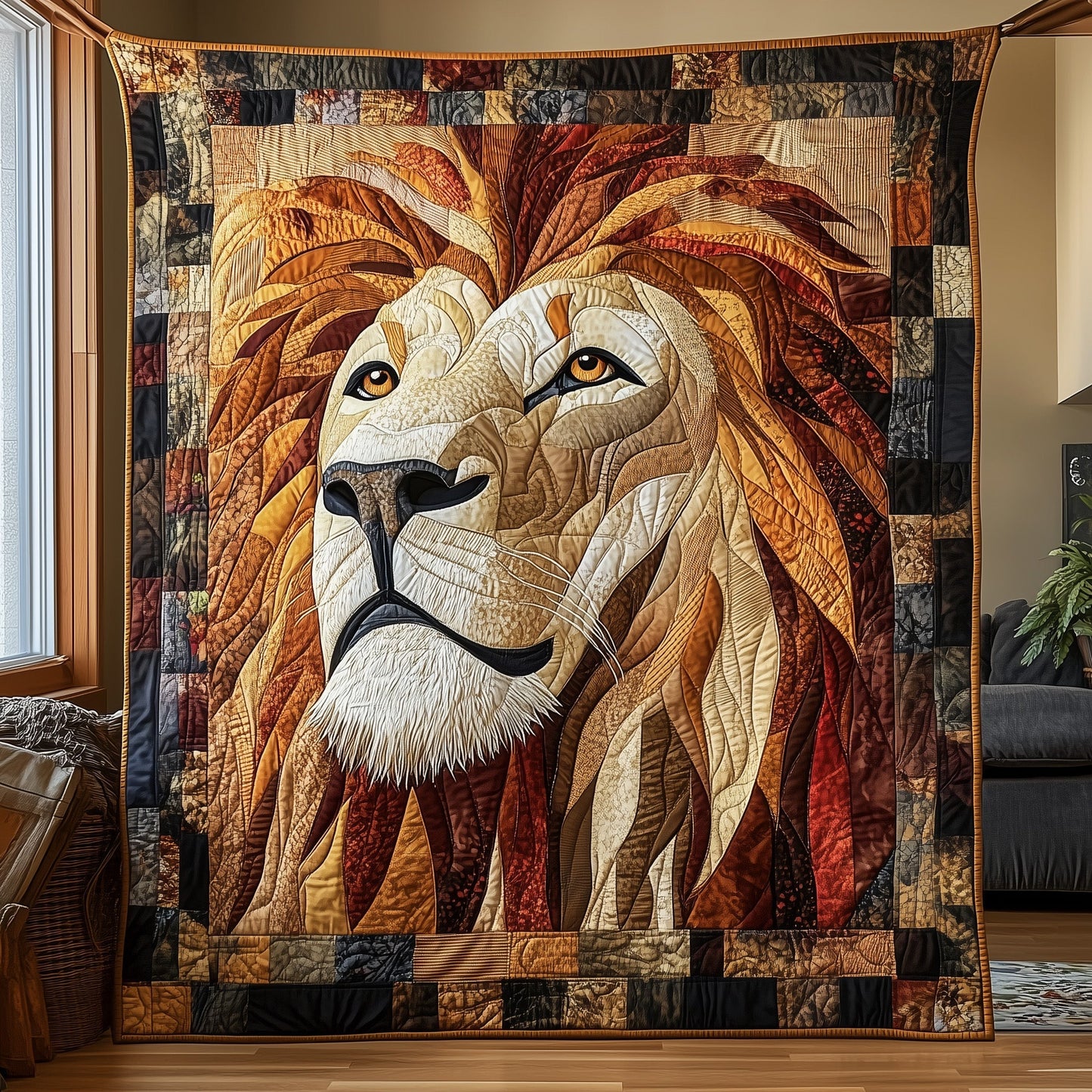 Throne of the Wild Quilted Blanket GFTONL3344