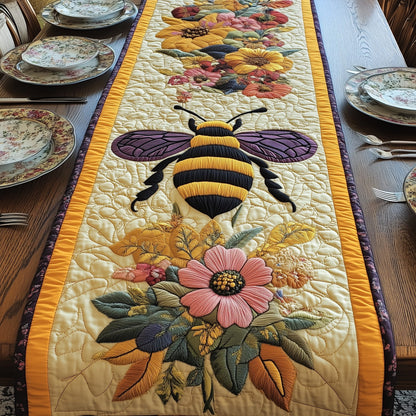 Bee Harmony Quilted Table Runner GFTONL3355
