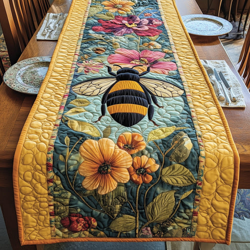 Bee Harmony Quilted Table Runner GFTONL3356