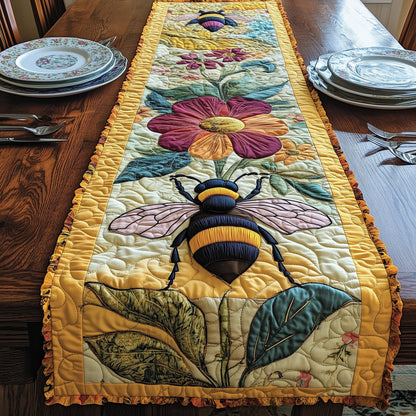 Bee Harmony Quilted Table Runner GFTONL3357