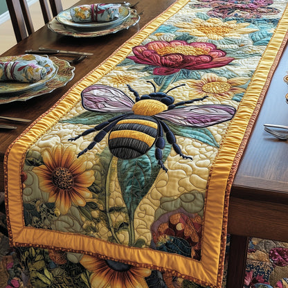 Bee Harmony Quilted Table Runner GFTONL3358
