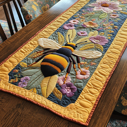 Bee Harmony Quilted Table Runner GFTONL3359