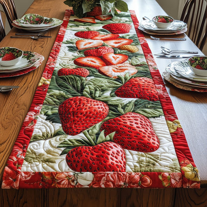 Strawberry Delight Quilted Table Runner GFTONL3360