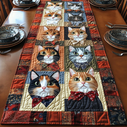 Vintage Cat Quilted Table Runner GFTONL3371