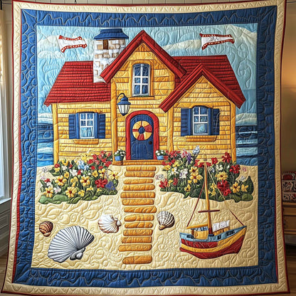 Sunshine Cottage Quilted Blanket GFTONL3436