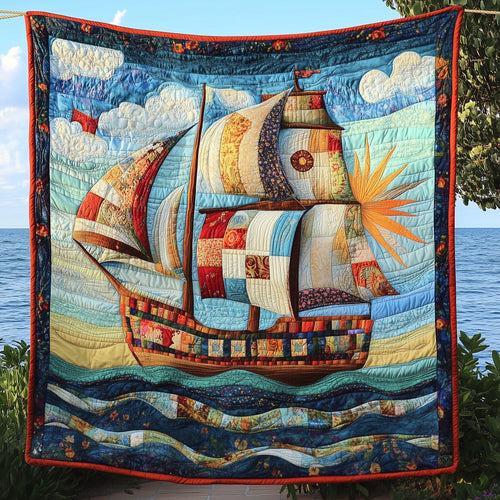 Sunshine Sailing Quilted Blanket GFTONL3470