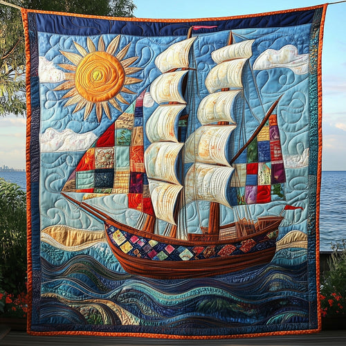 Sunshine Sailing Quilted Blanket GFTONL3471