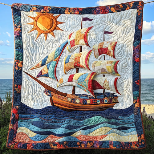 Sunshine Sailing Quilted Blanket GFTONL3472