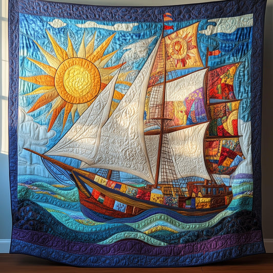 Sunshine Sailing Quilted Blanket GFTONL3473