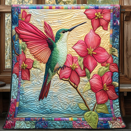 Hummingbird Grace Quilted Blanket GFTONL3514