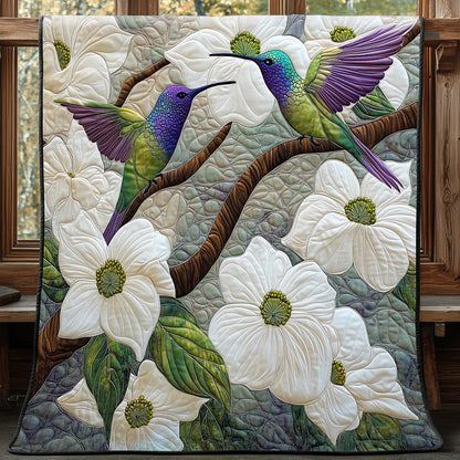 Hummingbird Grace Quilted Blanket GFTONL3516