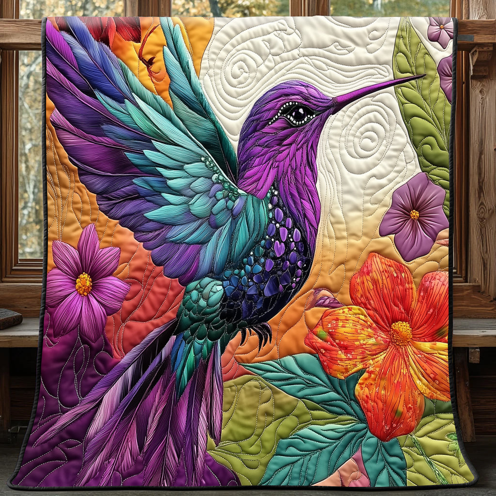 Hummingbird Charm Quilted Blanket GFTONL3524