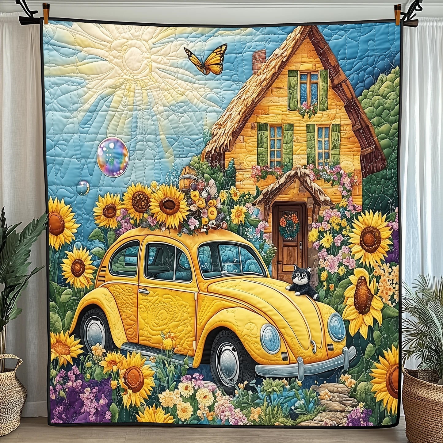 Cheerful Moment Quilted Blanket GFTONL3540