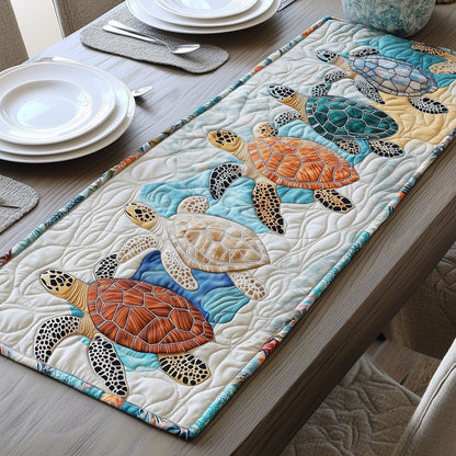Turtle Charm Quilted Table Runner GFTONL3545