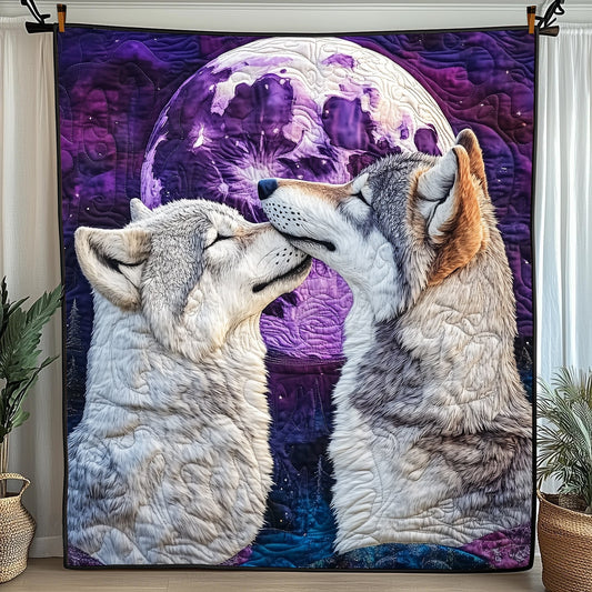 Wolf Romance Quilted Blanket GFTONL3560