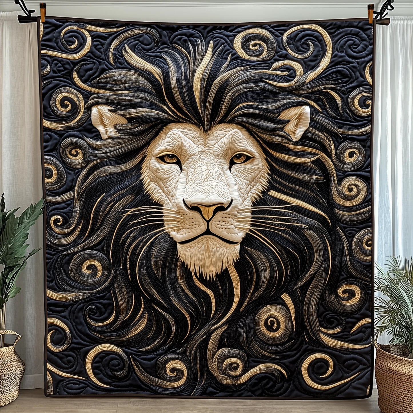 Majestic Lion King Quilted Blanket GFTONL3562