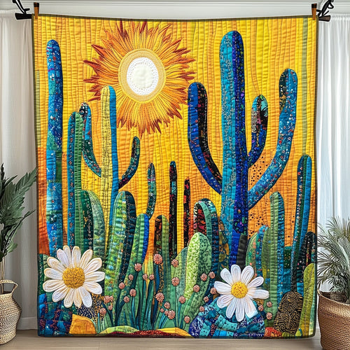 Sunshine Cactus Quilted Blanket GFTONL3637