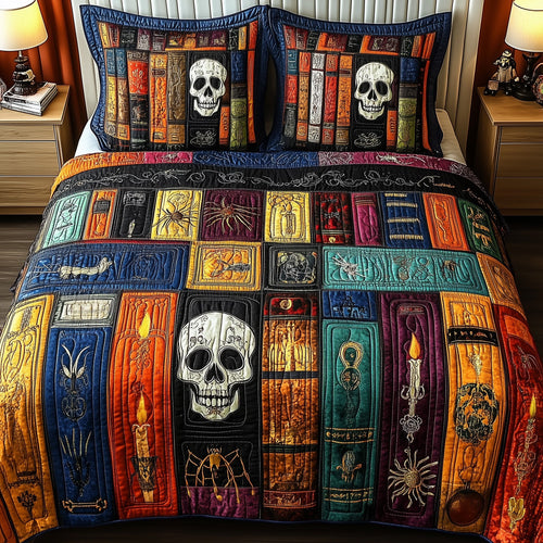 Midnight Library 3-Piece Quilted Bedding Set GFTONL3713