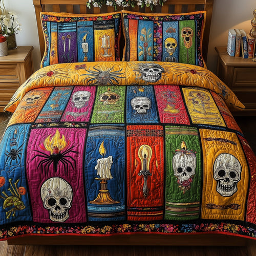 Midnight Library 3-Piece Quilted Bedding Set GFTONL3717