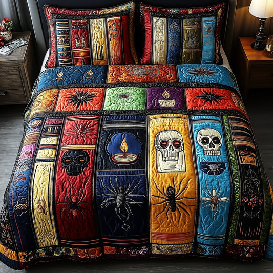 Midnight Library 3-Piece Quilted Bedding Set GFTONL3718