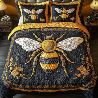 Royal Bee 3-Piece Quilted Bedding Set GFTONL3731