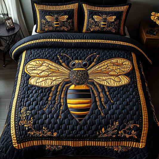 Royal Bee 3-Piece Quilted Bedding Set GFTONL3732