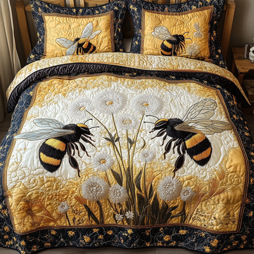 Bee Kind 3-Piece Quilted Bedding Set GFTONL3735