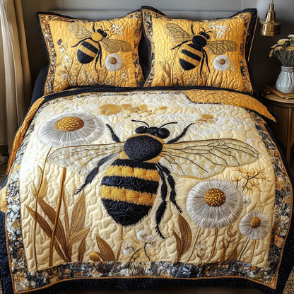 Bee Kind 3-Piece Quilted Bedding Set GFTONL3741