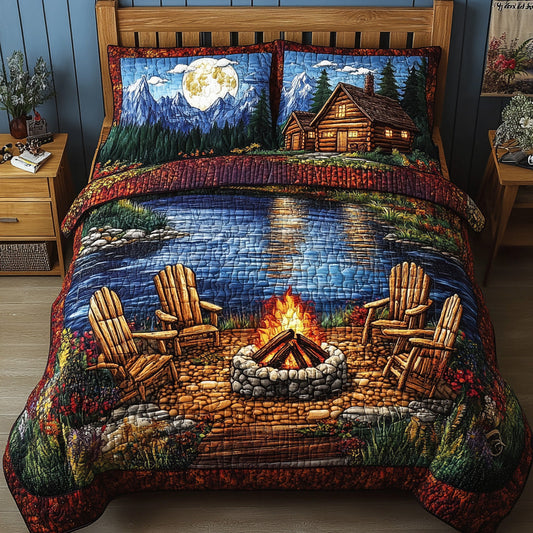 Midnight Harmony 3-Piece Quilted Bedding Set GFTONL3797