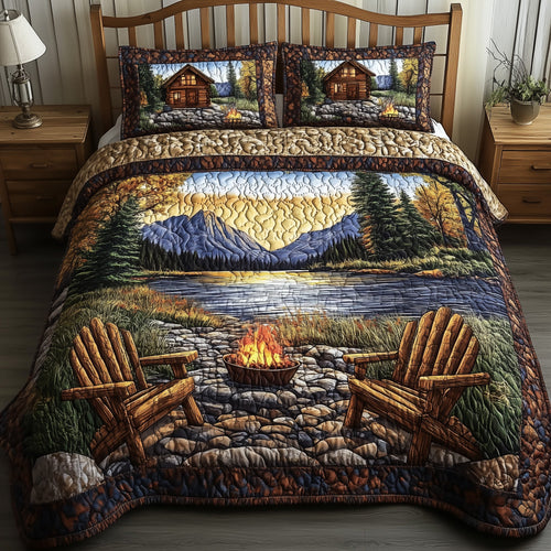 Cozy Harmony 3-Piece Quilted Bedding Set GFTONL3799