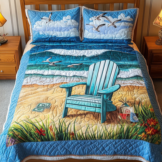 Summer Is Calling 3-Piece Quilted Bedding Set GFTONL3913