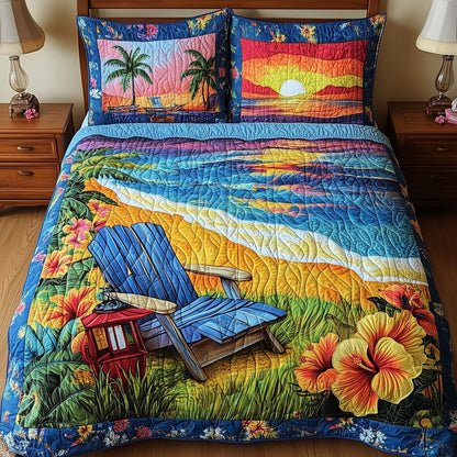 Summer Is Calling 3-Piece Quilted Bedding Set GFTONL3915