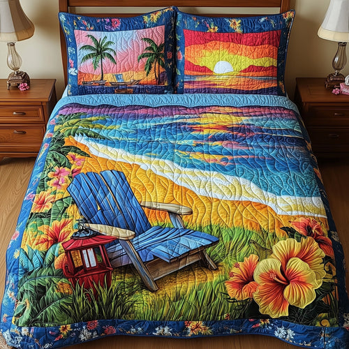 Summer Is Calling 3-Piece Quilted Bedding Set GFTONL3915