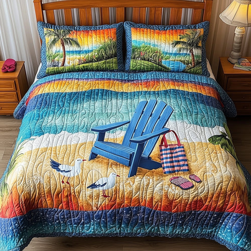 Summer Is Calling 3-Piece Quilted Bedding Set GFTONL3917