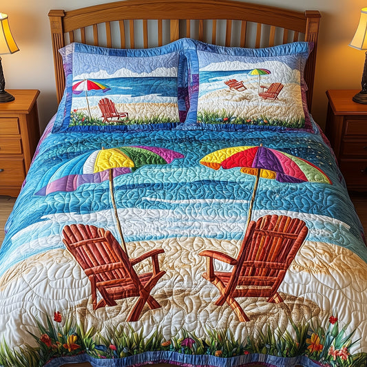 Summer Is Calling 3-Piece Quilted Bedding Set GFTONL3918