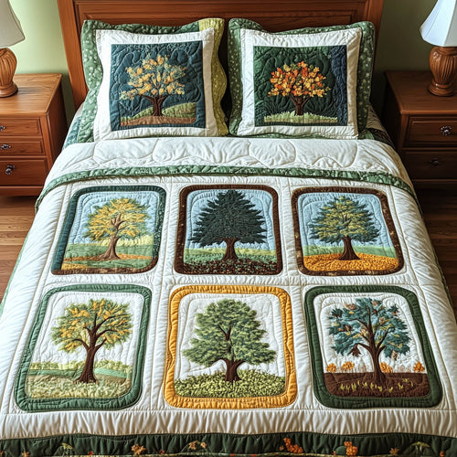 Nature Charm 3-Piece Quilted Bedding Set GFTONL3935