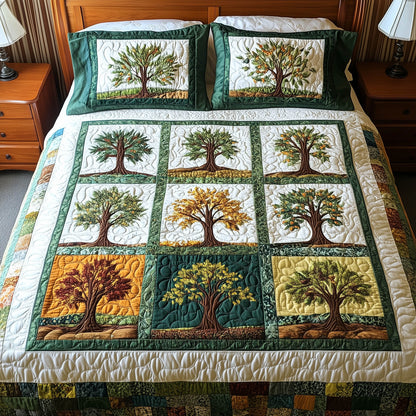 Forest Charm 3-Piece Quilted Bedding Set GFTONL3938