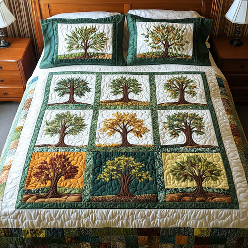 Forest Charm 3-Piece Quilted Bedding Set GFTONL3938