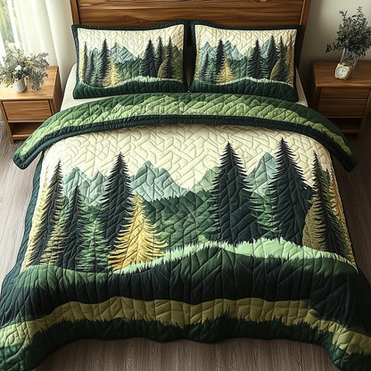 Forest Charm 3-Piece Quilted Bedding Set GFTONL3942
