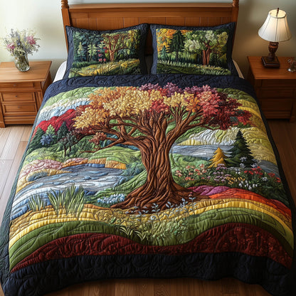 Harmony Forest 3-Piece Quilted Bedding Set GFTONL3947