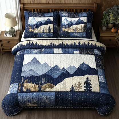 Blue Mountain 3-Piece Quilted Bedding Set GFTONL3952