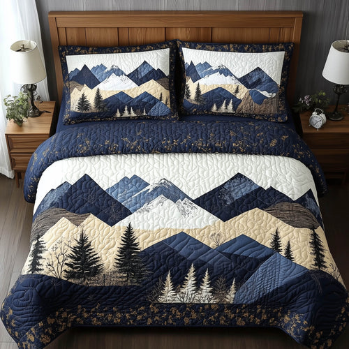 Blue Mountain 3-Piece Quilted Bedding Set GFTONL3953