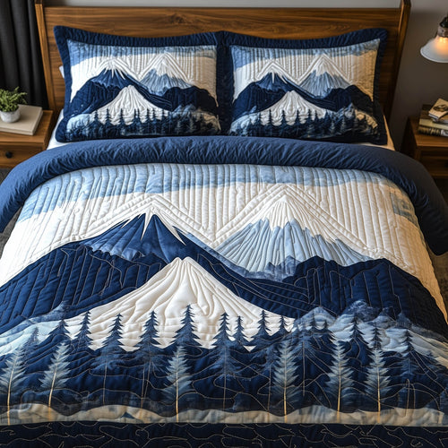 Blue Mountain 3-Piece Quilted Bedding Set GFTONL3954