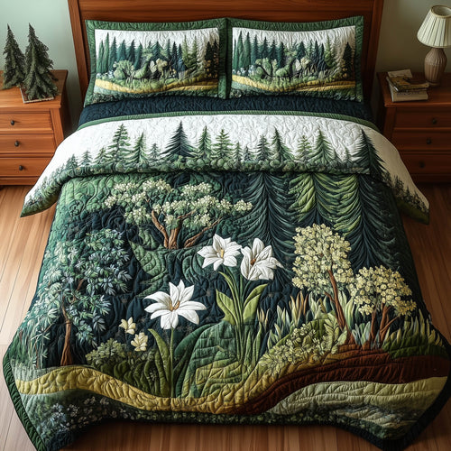 Forest Soul 3-Piece Quilted Bedding Set GFTONL3958