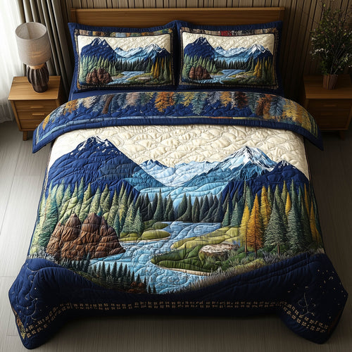 Forest Soul 3-Piece Quilted Bedding Set GFTONL3959