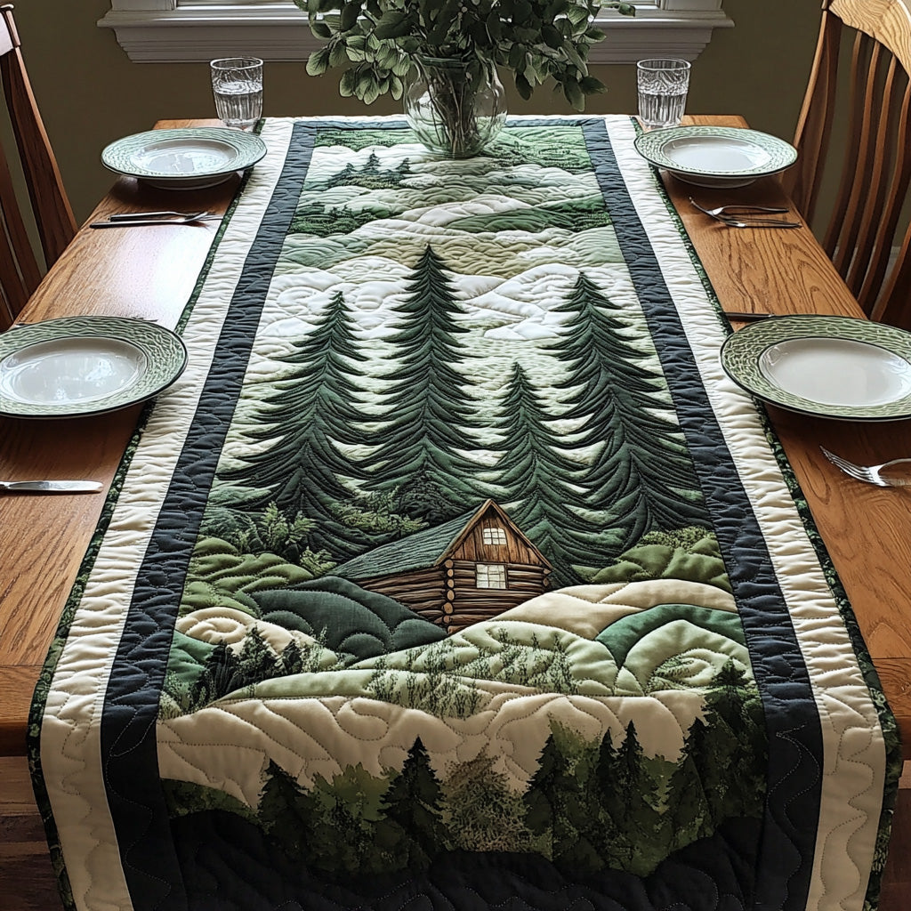 Forest Vibe Quilted Table Runner GFTONL3981