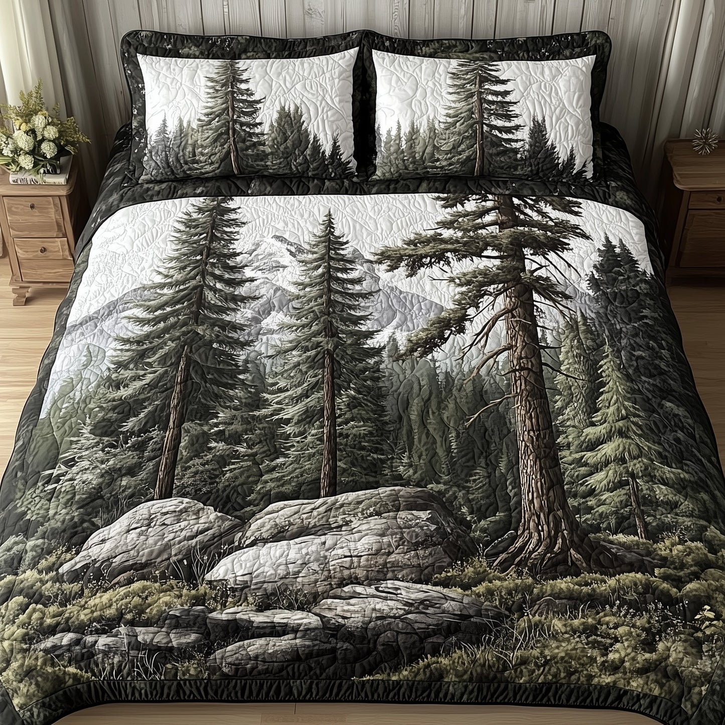 Enchanted Forest 3-Piece Quilted Bedding Set GFTONL3995