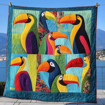 Joyful Toucans Quilted Blanket GFTONL3997