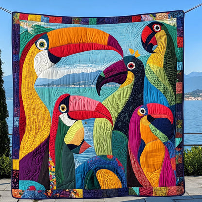 Joyful Toucans Quilted Blanket GFTONL3998